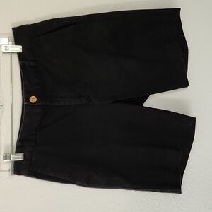 Lauren Ralph‎ Lauren Black Cotton Bermuda Shorts 8